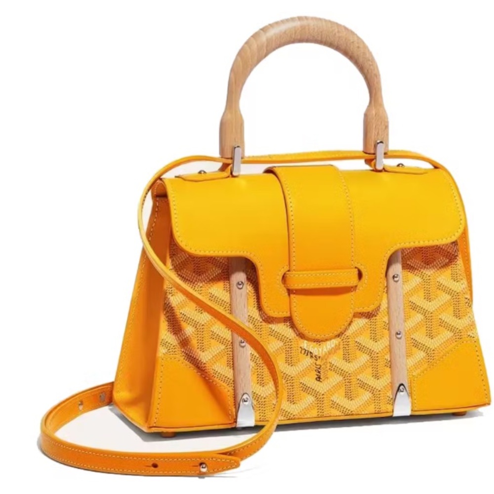 Goyard Saigon Structure Mini Bag Yellow
